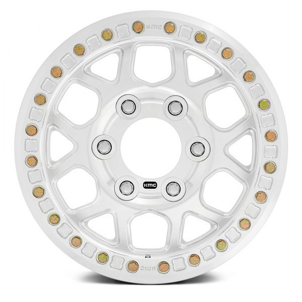 KMC Wheels KM444 Raw Machined 17x9 0mm Offset 5x139.7 (5x5.5)