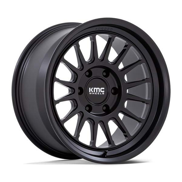 KMC Wheels Impact Forged Monoblock KM447 Satin Black 18x9 18mm Offset 6x135 KMC Wheels Impact Forged Monoblock KM447 Satin Black 18x9 18mm Offset 6x135