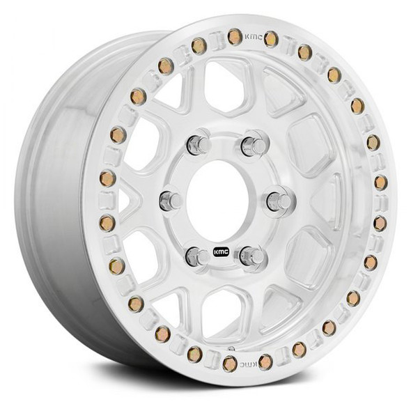 KMC Wheels KM444 Raw Machined 17x9 -12mm Offset 6x165.1 (6x6.5)