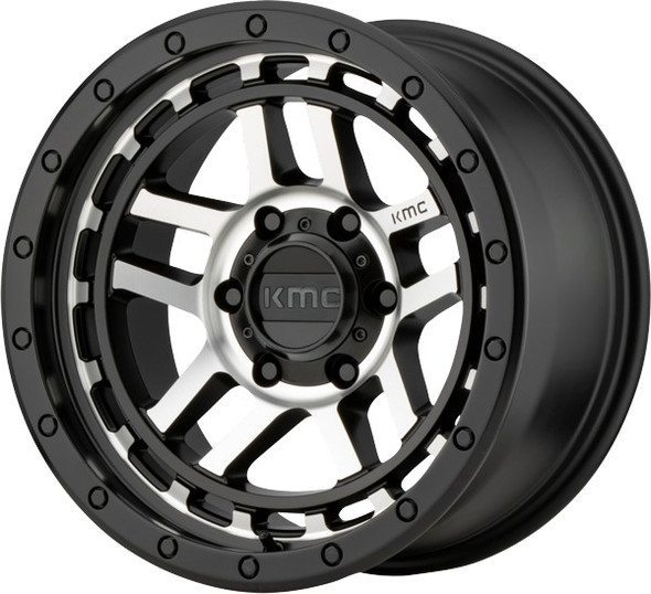 KMC Wheels Recon KM540 Satin Black Machined 18x8.5 0mm Offset 5x127 (5x5) | Fits Jeep Wrangler 07-Present and Jeep Gladiator KMC Wheels Recon KM540 Satin Black Machined 18x8.5 0mm Offset 5x127 (5x5) | Fits Jeep Wrangler 07-Present and Jeep Gladiator