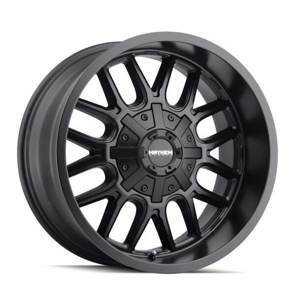 Mayhem Wheels Cogent 8107 Matte Black 20x9 0mm Offset 5x127 (5x5),5x135 | Fits Jeep Wrangler 07-Present and Jeep Gladiator
