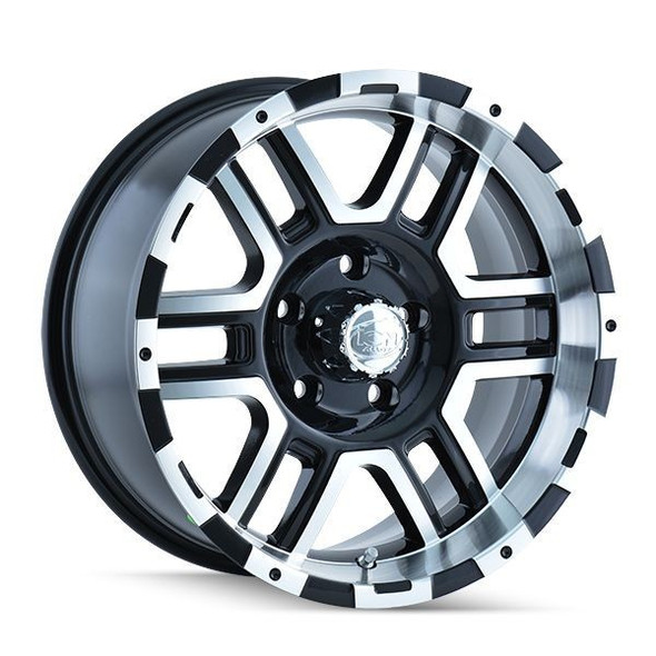 ION Alloy Wheels 179 Gloss Black Machined 16x8 10mm Offset 5x114.3 (5x4.5)