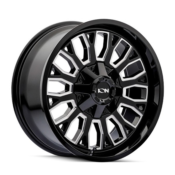 ION Alloy Wheels 152 Gloss Black Milled 20x9 0mm Offset 8x165.1 (8x6.5)
