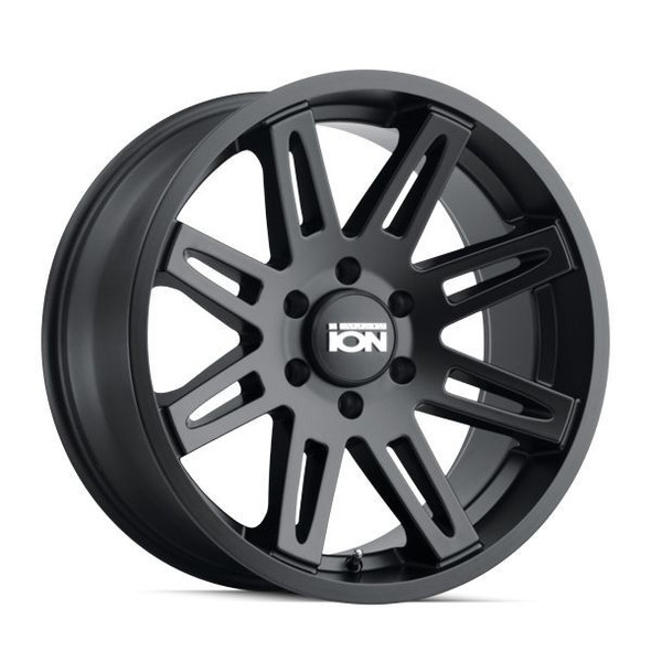 ION Alloy Wheels 142 Matte Black 17x9 -12mm Offset 5x127 (5x5) | Fits Jeep Wrangler 07-Present and Jeep Gladiator