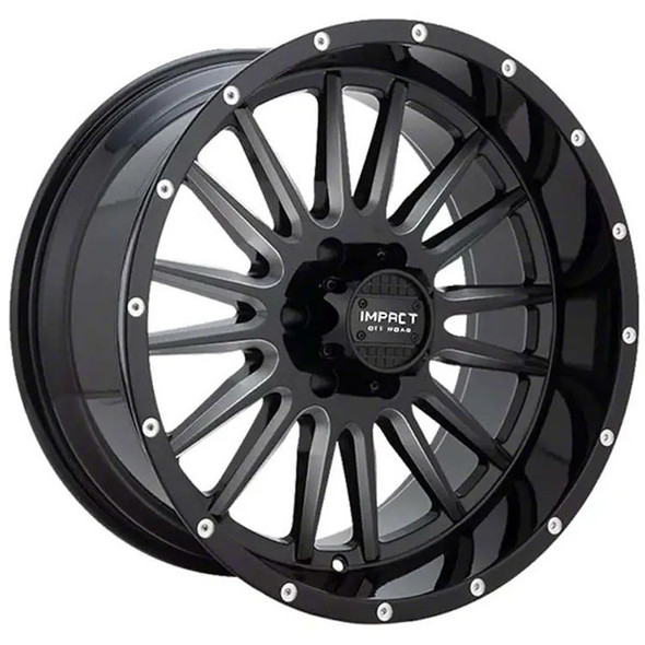Impact Offroad Wheels 833 Gloss Black Milled 20x9 0mm Offset 5x127 (5x5),5x139.7 (5x5.5) | Fits Jeep Wrangler 07-Present and Jeep Gladiator Impact Offroad Wheels 833 Gloss Black Milled 20x9 0mm Offset 5x127 (5x5),5x139.7 (5x5.5) | Fits Jeep Wrangler 07-Present and Jeep Gladiator