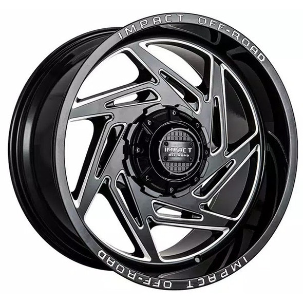 Impact Offroad Wheels 830 Gloss Black Milled 20x10 -12mm Offset 5x127 (5x5),5x139.7 (5x5.5) | Fits Jeep Wrangler 07-Present and Jeep Gladiator Impact Offroad Wheels 830 Gloss Black Milled 20x10 -12mm Offset 5x127 (5x5),5x139.7 (5x5.5) | Fits Jeep Wrangler 07-Present and Jeep Gladiator