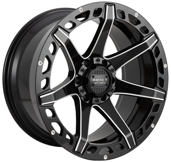 Impact Offroad Wheels 904 Gloss Black Milled 20x10 -12mm Offset 5x127 (5x5),5x139.7 (5x5.5) | Fits Jeep Wrangler 07-Present and Jeep Gladiator Impact Offroad Wheels 904 Gloss Black Milled 20x10 -12mm Offset 5x127 (5x5),5x139.7 (5x5.5) | Fits Jeep Wrangler 07-Present and Jeep Gladiator