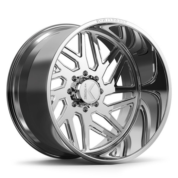 KG1 Forged Wheels Yaz-N KF009 Polished 26x16 -101mm Offset 5x127 (5x5) | Fits Jeep Wrangler 07-Present and Jeep Gladiator