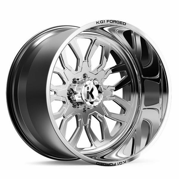 KG1 Forged Wheels Gear KF015 Polished 26x16 -101mm Offset 5x127 (5x5) | Fits Jeep Wrangler 07-Present and Jeep Gladiator KG1 Forged Wheels Gear KF015 Polished 26x16 -101mm Offset 5x127 (5x5) | Fits Jeep Wrangler 07-Present and Jeep Gladiator