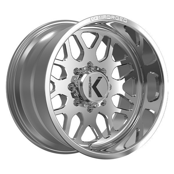 KG1 Forged Wheels Veteran KT001 Polished Milled 22x12 -44mm Offset 5x127 (5x5) | Fits Jeep Wrangler 07-Present and Jeep Gladiator