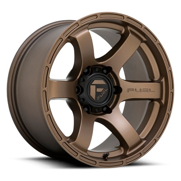 Fuel Offroad Wheels Rush D768 Matte Bronze 18x9 1mm Offset 5x127 (5x5) | Fits Jeep Wrangler 07-Present and Jeep Gladiator