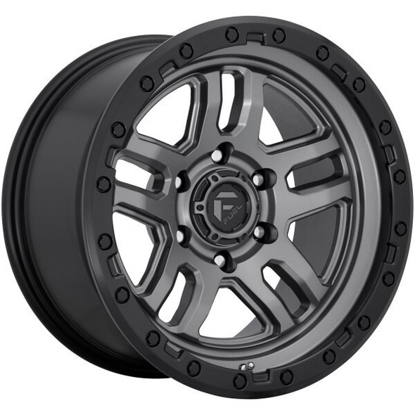 Fuel Offroad Wheels Ammo D701 Matte Gun Metal with Black Bead Ring 18x9 1mm Offset 6x135 Fuel Offroad Wheels Ammo D701 Matte Gun Metal with Black Bead Ring 18x9 1mm Offset 6x135