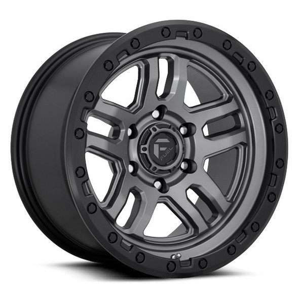 Fuel Offroad Wheels Ammo D701 Matte Gun Metal with Black Bead Ring 18x9 20mm Offset 6x135 Fuel Offroad Wheels Ammo D701 Matte Gun Metal with Black Bead Ring 18x9 20mm Offset 6x135