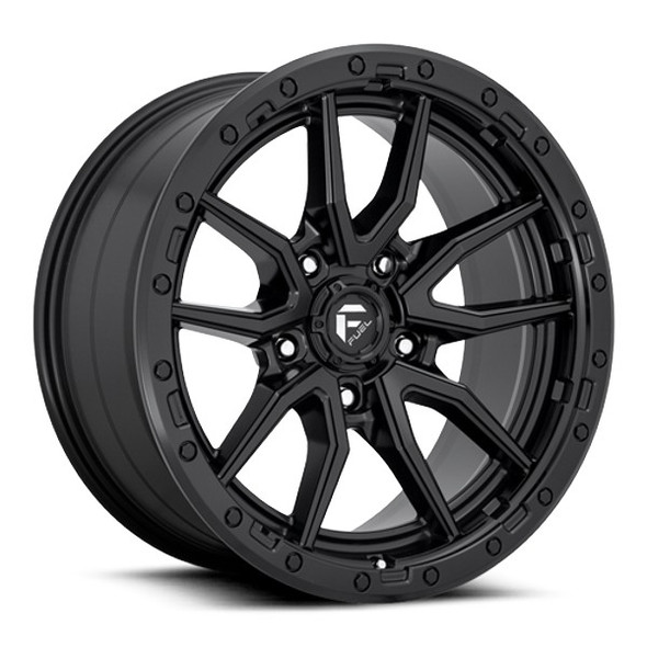 Fuel Offroad Wheels Rebel D679 Matte Black 18x9 1mm Offset 5x127 (5x5) | Fits Jeep Wrangler 07-Present and Jeep Gladiator Fuel Offroad Wheels Rebel D679 Matte Black 18x9 1mm Offset 5x127 (5x5) | Fits Jeep Wrangler 07-Present and Jeep Gladiator