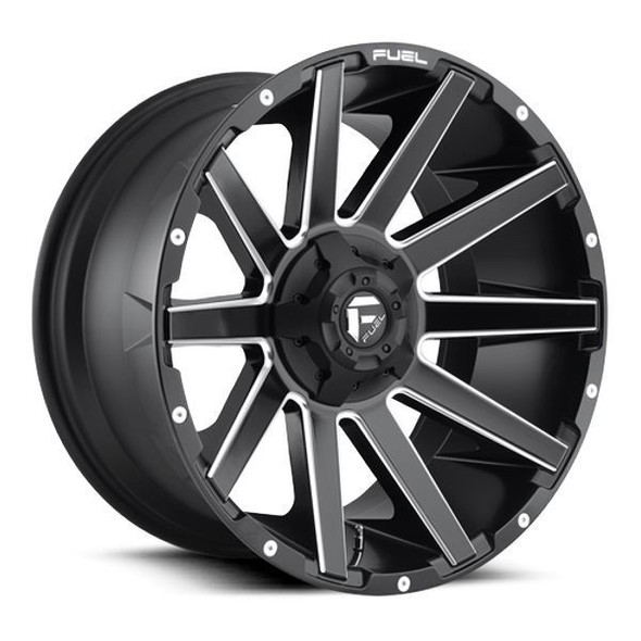 Fuel Offroad Wheels Contra D616 Matte Black Milled 20x9 20mm Offset 5x127 (5x5),5x139.7 (5x5.5) | Fits Jeep Wrangler 07-Present and Jeep Gladiator Fuel Offroad Wheels Contra D616 Matte Black Milled 20x9 20mm Offset 5x127 (5x5),5x139.7 (5x5.5) | Fits Jeep Wrangler 07-Present and Jeep Gladiator