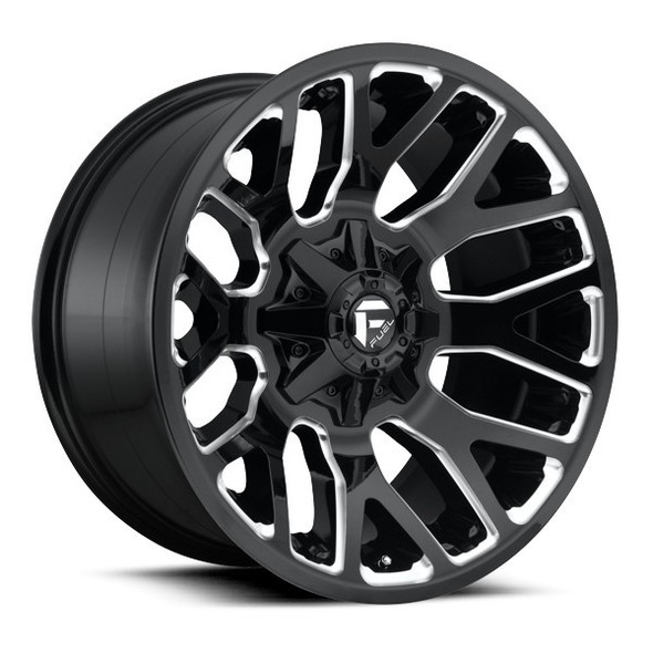 Fuel Offroad Wheels Warrior D623 Gloss Black Milled 20x9 20mm Offset 5x114.3 (5x4.5),5x127 (5x5) Fuel Offroad Wheels Warrior D623 Gloss Black Milled 20x9 20mm Offset 5x114.3 (5x4.5),5x127 (5x5)