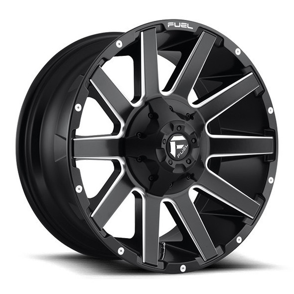 Fuel Offroad Wheels Contra D616 Matte Black Milled 20x9 1mm Offset 8x170 Fuel Offroad Wheels Contra D616 Matte Black Milled 20x9 1mm Offset 8x170