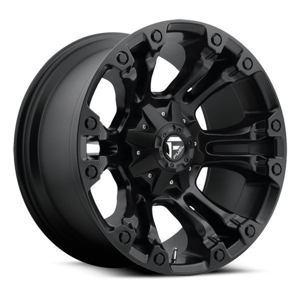 Fuel Offroad Wheels Vapor D560 Matte Black 20x9 35mm Offset 5x114.3 (5x4.5),5x120
