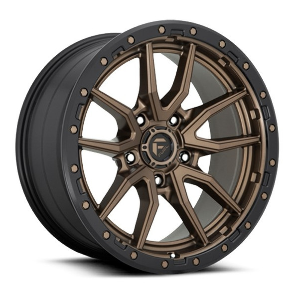 Fuel Offroad Wheels Rebel D681 Matte Bronze w/ Black Lip 20x9 1mm Offset 5x127 (5x5) | Fits Jeep Wrangler 07-Present and Jeep Gladiator Fuel Offroad Wheels Rebel D681 Matte Bronze w/ Black Lip 20x9 1mm Offset 5x127 (5x5) | Fits Jeep Wrangler 07-Present and Jeep Gladiator