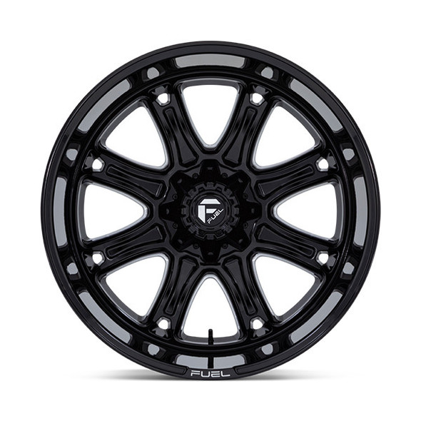 Fuel Offroad Wheels Darkstar FC853 Gloss Black Milled 20x10 -18mm Offset 5x127 (5x5),5x139.7 (5x5.5) | Fits Jeep Wrangler 07-Present and Jeep Gladiator