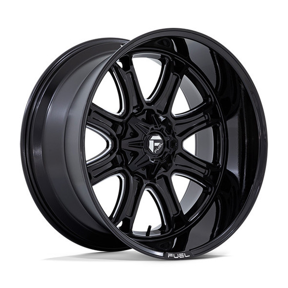 Fuel Offroad Wheels Darkstar FC853 Gloss Black Milled 20x10 -18mm Offset 5x127 (5x5),5x139.7 (5x5.5) | Fits Jeep Wrangler 07-Present and Jeep Gladiator Fuel Offroad Wheels Darkstar FC853 Gloss Black Milled 20x10 -18mm Offset 5x127 (5x5),5x139.7 (5x5.5) | Fits Jeep Wrangler 07-Present and Jeep Gladiator