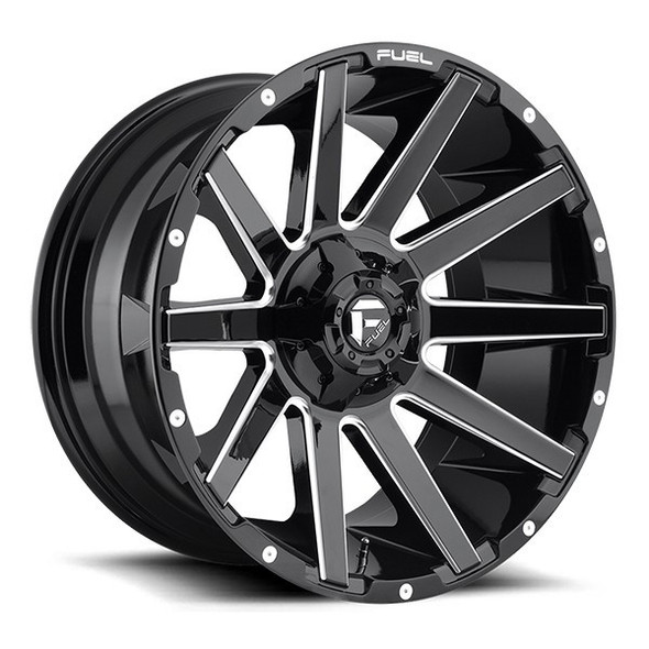 Fuel Offroad Wheels Contra D615 Gloss Black Milled 20x10 -18mm Offset 8x170 Fuel Offroad Wheels Contra D615 Gloss Black Milled 20x10 -18mm Offset 8x170