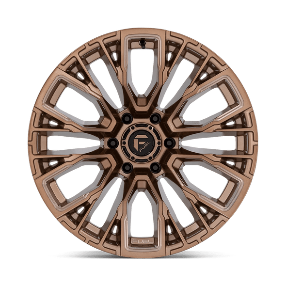 Fuel Offroad Wheels Rebar D850 Platinum Bronze Milled 20x9 1mm Offset 6x135