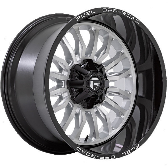 Fuel Offroad Wheels ARC D798 Silver Brushed Face With Milled Black Lip 20x10 -18mm Offset 5x127 (5x5),5x139.7 (5x5.5) | Fits Jeep Wrangler 07-Present and Jeep Gladiator Fuel Offroad Wheels ARC D798 Silver Brushed Face With Milled Black Lip 20x10 -18mm Offset 5x127 (5x5),5x139.7 (5x5.5) | Fits Jeep Wrangler 07-Present and Jeep Gladiator