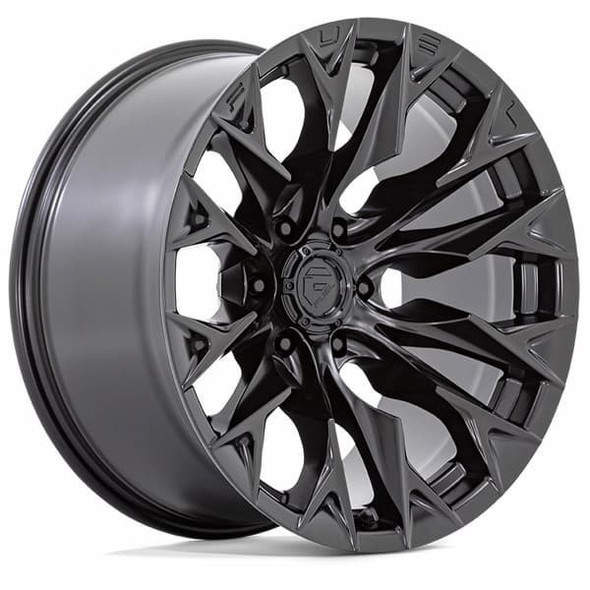 Fuel Offroad Wheels Flame 6 D804 Matte Black 22x12 -44mm Offset 6x135