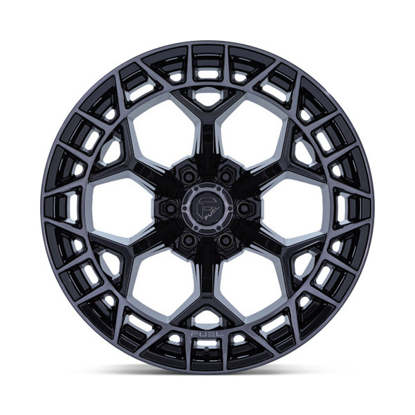 Fuel Offroad Wheels Charger FC873 Gloss Black Brushed Face Dark Tint 22x12 -44mm Offset 6x135