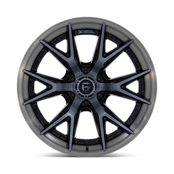 Fuel Offroad Wheels Catalyst FC402 Gloss Black With Gray Tint 24x12 -44mm Offset 6x135