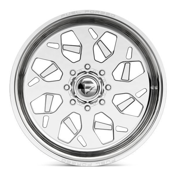 Fuel Forged Wheels FF111 Polished 22x10 -25mm Offset 5x127 (5x5) | Fits Jeep Wrangler 07-Present and Jeep Gladiator