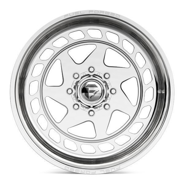 Fuel Forged Wheels FF117 Polished 22x10 -25mm Offset 5x127 (5x5) | Fits Jeep Wrangler 07-Present and Jeep Gladiator
