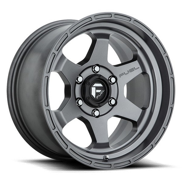 Fuel Offroad Wheels Shok D665 Anthracite 17x9 -12mm Offset 5x127 (5x5) | Fits Jeep Wrangler 07-Present and Jeep Gladiator Fuel Offroad Wheels Shok D665 Anthracite 17x9 -12mm Offset 5x127 (5x5) | Fits Jeep Wrangler 07-Present and Jeep Gladiator