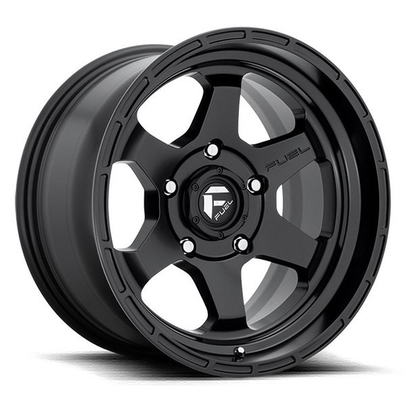 Fuel Offroad Wheels Shok D664 Matte Black 18x9 1mm Offset 5x127 (5x5) | Fits Jeep Wrangler 07-Present and Jeep Gladiator