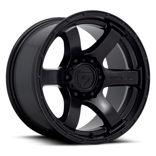 Fuel Offroad Wheels Rush D766 Satin Black 20x9 1mm Offset 5x127 (5x5) | Fits Jeep Wrangler 07-Present and Jeep Gladiator