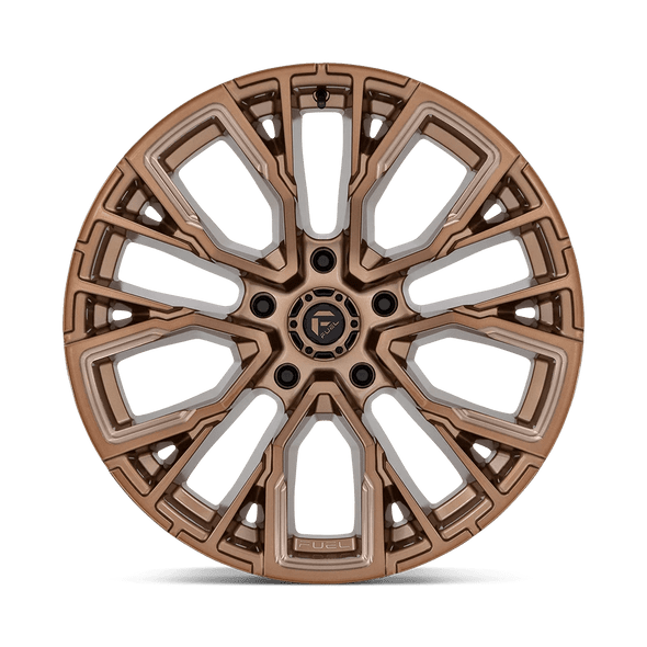 Fuel Offroad Wheels Rebar D850 Platinum Bronze Milled 20x10 -18mm Offset 5x139.7 (5x5.5)
