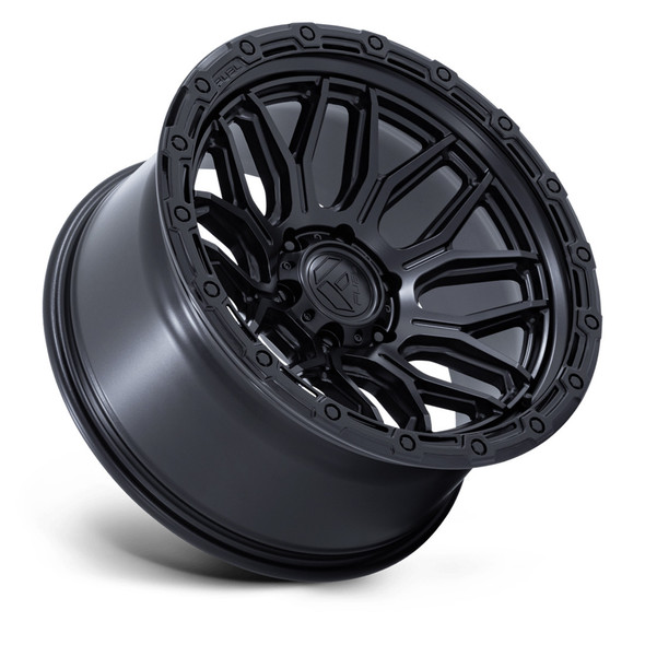 Fuel Offroad Wheels Surge FC881 Matte Black with Gloss Black Lip 20x9 20mm Offset 5x127 (5x5) | Fits Jeep Wrangler 07-Present and Jeep Gladiator