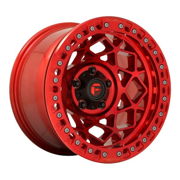 Fuel Offroad Wheels Unit Beadlock D121 Candy Red 17x9 -15mm Offset 5x127 (5x5) | Fits Jeep Wrangler 07-Present and Jeep Gladiator Fuel Offroad Wheels Unit Beadlock D121 Candy Red 17x9 -15mm Offset 5x127 (5x5) | Fits Jeep Wrangler 07-Present and Jeep Gladiator