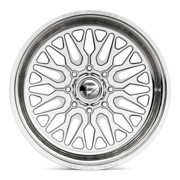 Fuel Forged Wheels FF109 Polished 22x10 -25mm Offset 5x127 (5x5) | Fits Jeep Wrangler 07-Present and Jeep Gladiator
