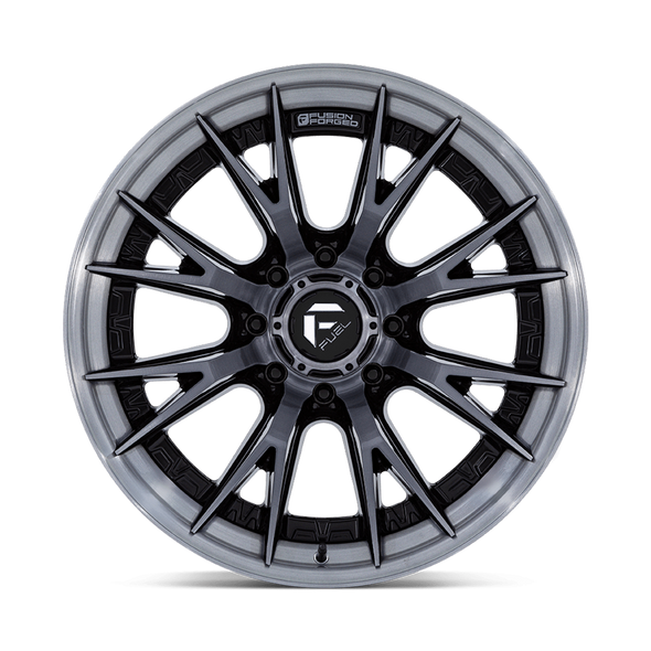 Fuel Offroad Wheels Catalyst FC402 Gloss Black With Gray Tint 22x12 -44mm Offset 8x170