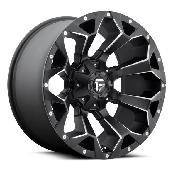 Fuel Offroad Wheels Assault D546 Matte Black Milled 22x12 -44mm Offset 5x139.7 (5x5.5),5x150 Fuel Offroad Wheels Assault D546 Matte Black Milled 22x12 -44mm Offset 5x139.7 (5x5.5),5x150