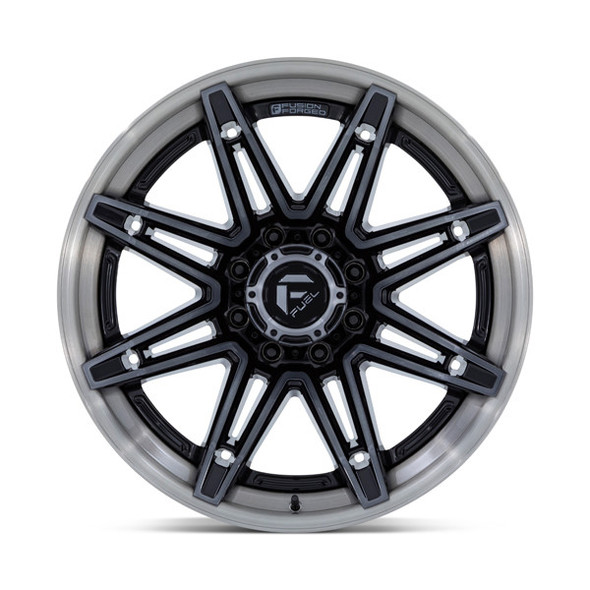 Fuel Offroad Wheels Brawl FC401 Gloss Black With Gray Tint 20x10 -18mm Offset 8x170