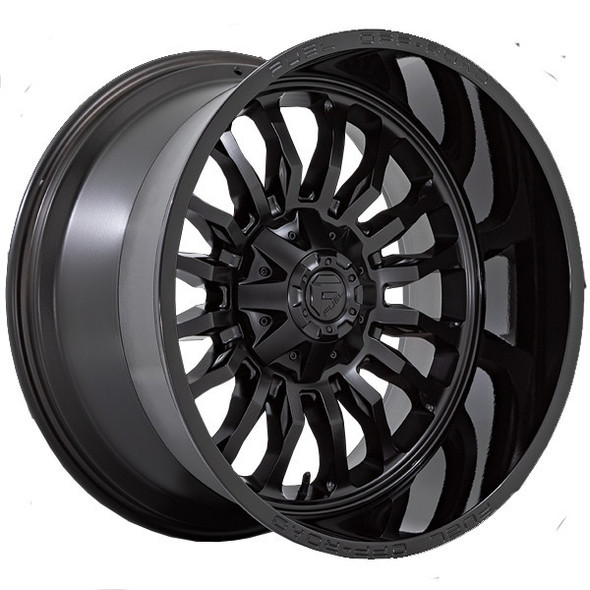 Fuel Offroad Wheels ARC D796 Matte Black With Gloss Black Lip 20x10 -18mm Offset 8x165.1 (8x6.5)
