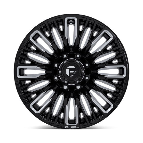Fuel Offroad Wheels Rebar D849 Gloss Black Milled 20x10 -18mm Offset 8x165.1 (8x6.5)