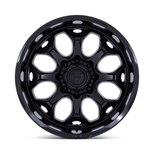 Fuel Offroad Wheels Scepter FC862 Blackout 22x10 -18mm Offset 5x127 (5x5) | Fits Jeep Wrangler 07-Present and Jeep Gladiator
