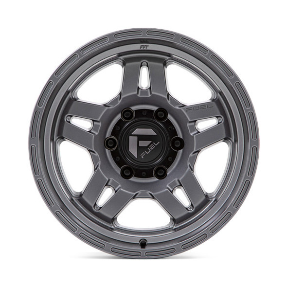 Fuel Offroad Wheels Oxide D801 Matte Gunmetal 18x9 -12mm Offset 5x127 (5x5) | Fits Jeep Wrangler 07-Present and Jeep Gladiator