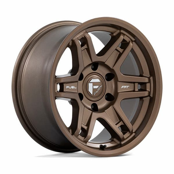 Fuel Offroad Wheels Slayer D837 Matte Bronze 17x8.5 1mm Offset 5x127 (5x5) | Fits Jeep Wrangler 07-Present and Jeep Gladiator