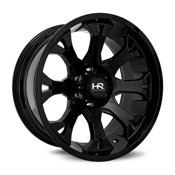 Hardrock Offroad Wheels H505 Gloss Black 24x14 -76mm Offset 5x127 (5x5) | Fits Jeep Wrangler 07-Present and Jeep Gladiator Hardrock Offroad Wheels H505 Gloss Black 24x14 -76mm Offset 5x127 (5x5) | Fits Jeep Wrangler 07-Present and Jeep Gladiator