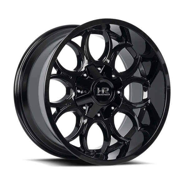 Hardrock Offroad Wheels Horseshoe H713 Gloss Black 20x12 -51mm Offset 5x127 (5x5),5x139.7 (5x5.5) | Fits Jeep Wrangler 07-Present and Jeep Gladiator